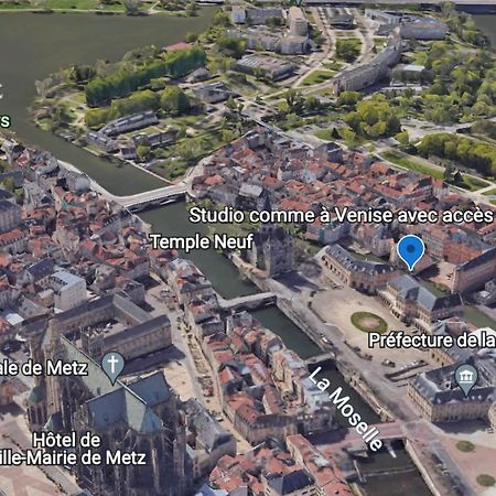 Romantique "Comme A Venise" Au Bord De L'Eau Avec Parking ميتز المظهر الخارجي الصورة