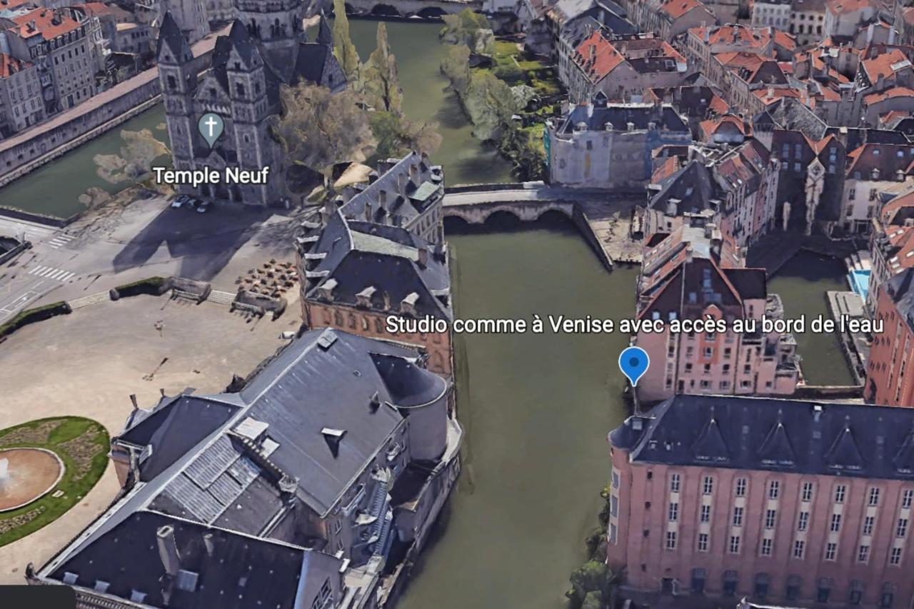 Romantique "Comme A Venise" Au Bord De L'Eau Avec Parking ميتز المظهر الخارجي الصورة