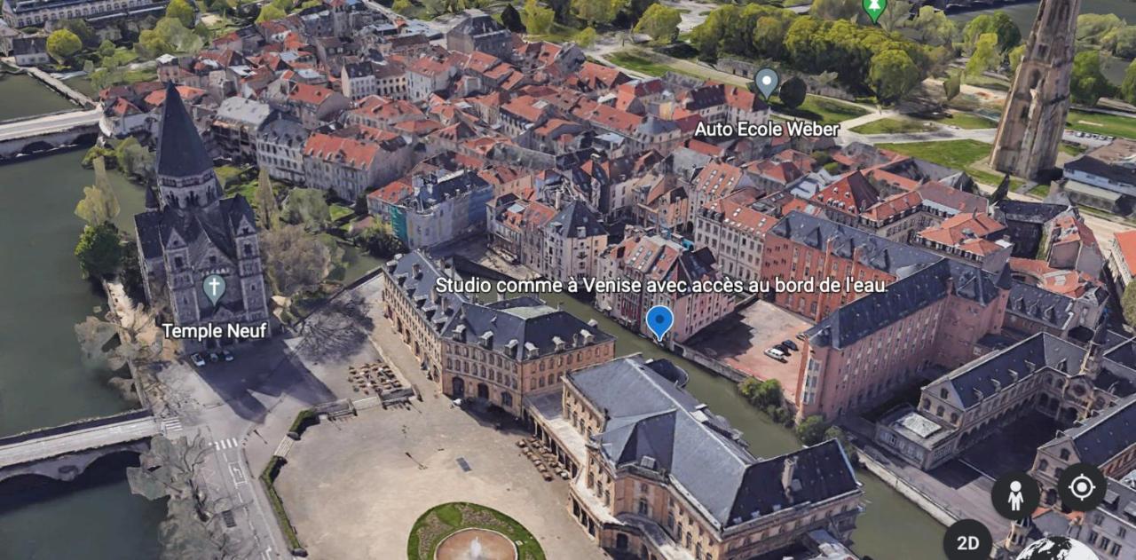 Romantique "Comme A Venise" Au Bord De L'Eau Avec Parking ميتز المظهر الخارجي الصورة