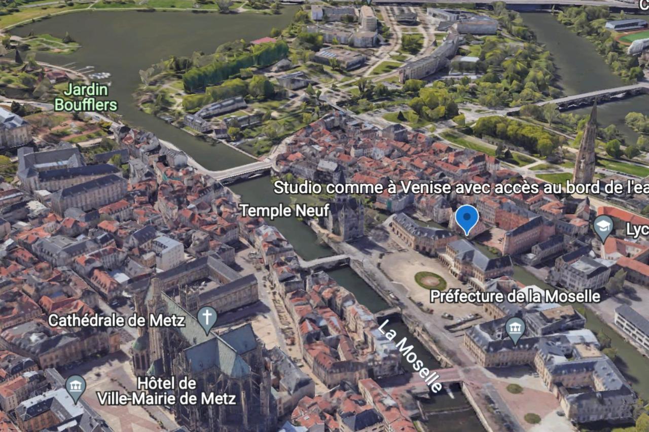 Romantique "Comme A Venise" Au Bord De L'Eau Avec Parking ميتز المظهر الخارجي الصورة